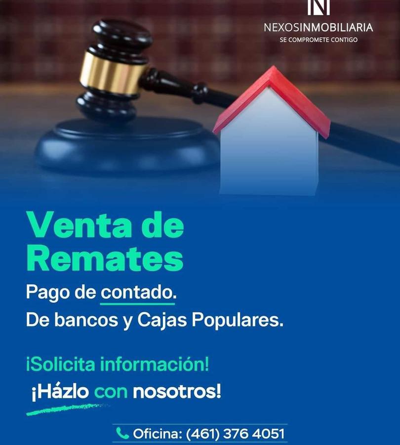 VENTA DE REMATES DE BANCOS Y CAJAS POPULARES.