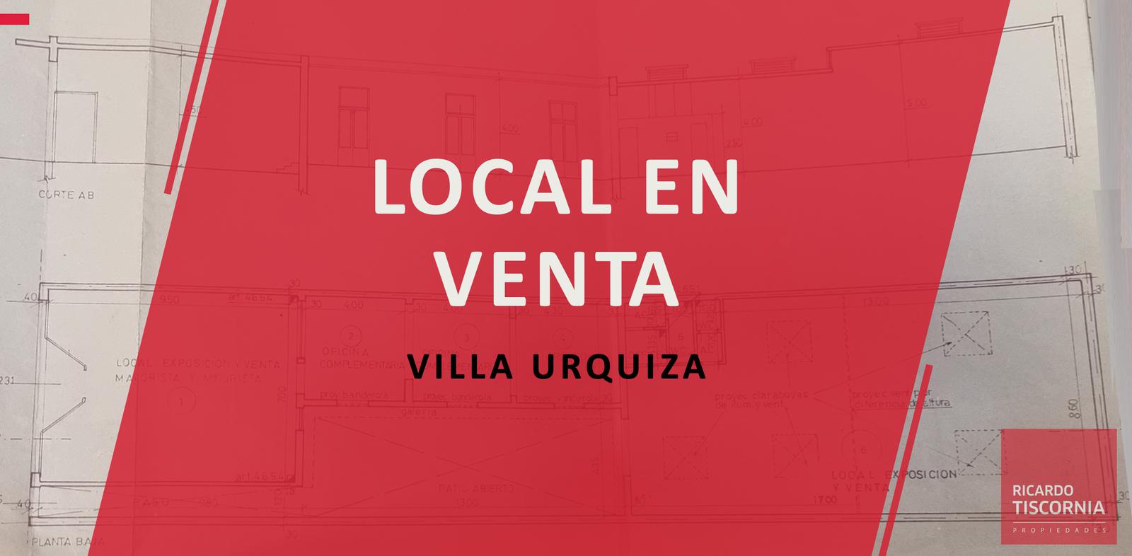Local en inmejorable zona comercial de  Villa Urquiza